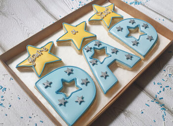 You're A Star Dad! Letterbox Cookie Gift, 2 of 4