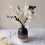 Mini Monochrome Flowers With Vase, thumbnail 1 of 3