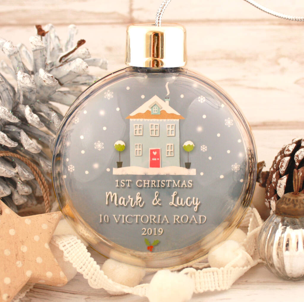 Personalised New Home Christmas Bauble By The Little Paper Company ...