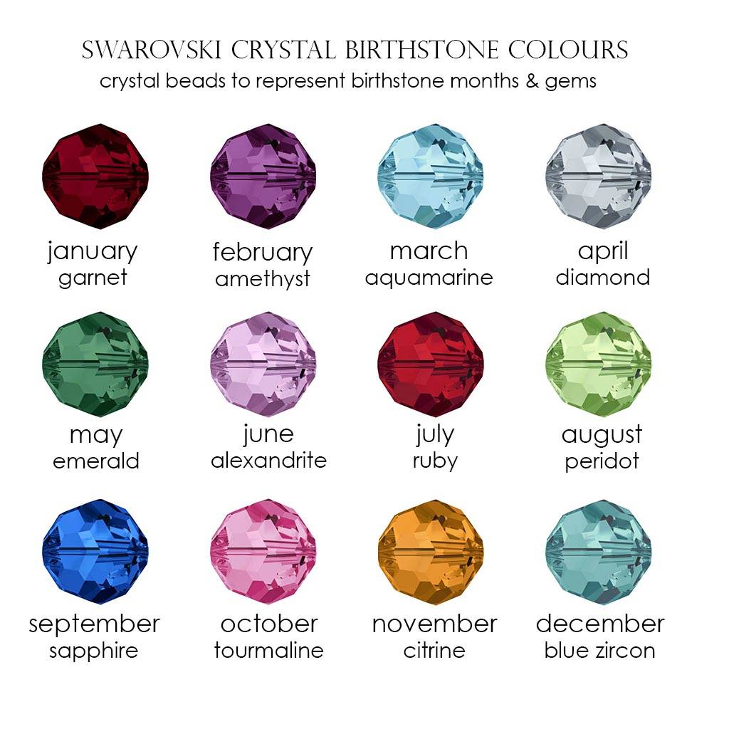 Crystal Peapod Birthstone Necklace By Wished For Notonthehighstreet