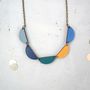 Wooden Bunting Necklace Eco Gift, thumbnail 7 of 8