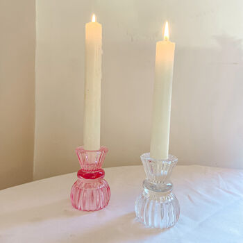 Double Ended Candle Holder Candlesticks / Tealights, 5 of 7