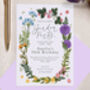Personalised A6 Floral Birthday Garden Party Invitation, thumbnail 3 of 3