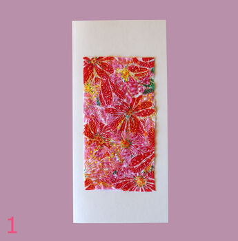Reusable Handmade Greetings Cards Tall Blank Inside Or Optional Handwritten Message, 4 of 8