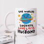 Personalised Mug 'Luckiest Husband', thumbnail 1 of 3