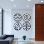 Four Elements Wooden Wall Art Home Room Decor, thumbnail 5 of 10