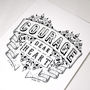 'Courage Dear Heart' Narnia Quote Print, thumbnail 6 of 6