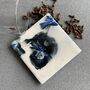 Sold Black Blue Contemporary Coasters | Set Of Two, thumbnail 1 of 6