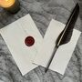 Handmade Cotton Rag Paper Wax Seal Letter Writing Set, thumbnail 1 of 3