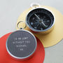 Personalised Engraved Anniversary Compass, thumbnail 1 of 2