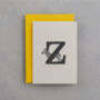 Z Is For Zebra, Alphabet Card, thumbnail 1 of 2