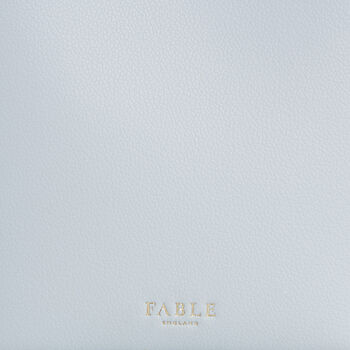 Emma Forget Me Not Blue Embroidered Bucket Bag, 5 of 8