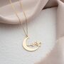 Moon And Star Necklace With Arabic Name, thumbnail 2 of 6