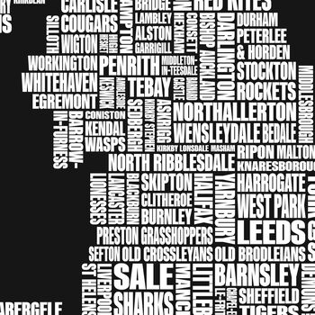 Standard UK Women's Rugby Union Team Map, 5 of 7