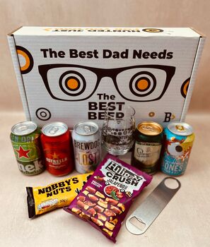 Father's Day Best Dad Lager Gift Set For Him, 2 of 5