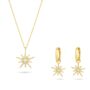 North Star Necklace And Earrings Set, thumbnail 1 of 4