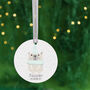 Personalised Baby's First Christmas Bauble, thumbnail 2 of 9