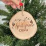 Personalised Merry Spritzmas Aperol Wooden Christmas Bauble, thumbnail 1 of 2