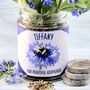 Personalised Happy Wildflower Jar Grow Kit, thumbnail 1 of 7