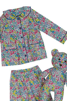 Bloom Girls Pyjama Set With Matching Teddy Bear, 5 of 7