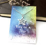 Sterling Silver You Are A Star Necklace, thumbnail 10 of 12