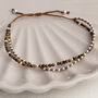 Sterling Silver Double Gemstone Friendship Bracelet, thumbnail 8 of 11