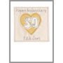 Personalised Golden 50th Wedding Anniversary Card, thumbnail 7 of 12