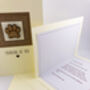 Handmade Pet Sympathy Card With Wildflower Seeds, thumbnail 2 of 7