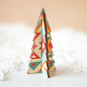 Christmas Tree Set, Aztec Design, 2 of 8