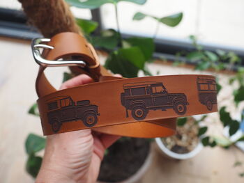 Off Road Vehicles Leather Belt, 5 of 10