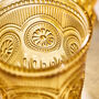 Set Of Four Zamora Amber Highball Tumblers, thumbnail 3 of 7