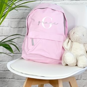 Silver Or Gold Personalised Kids Rucksack, 2 of 4