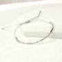 Sterling Silver 'Happy 50th' Morse Code Bracelet, thumbnail 5 of 6