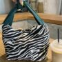 Back To School Bag, Checkered And Zebra Lunch Hand Bags, thumbnail 2 of 7