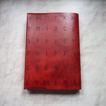 Rune Leather Notebook Cover A5, 4 of 11