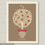Ruby Anniversary Gift ‘Personalised Family Tree Print’, thumbnail 11 of 12