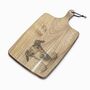 Personalised Greyhound Engraved Acacia Serving Board, thumbnail 2 of 8