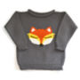 Handmade Knitted Fox And Owl Jumpers, thumbnail 3 of 7
