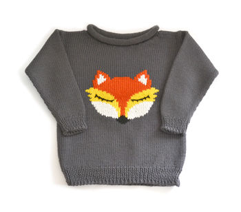 Handmade Knitted Fox And Owl Jumpers, 3 of 7