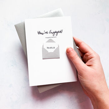 Personalised You're Engaged Card, 5 of 7