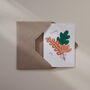 Leaf Bouquet Children's Thank You Card, thumbnail 1 of 4