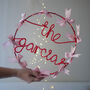 Personalised Satin Bow Light Up Wreath, thumbnail 1 of 5