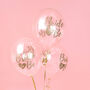 Six Gold 'Bride To Be' Balloons, thumbnail 1 of 2