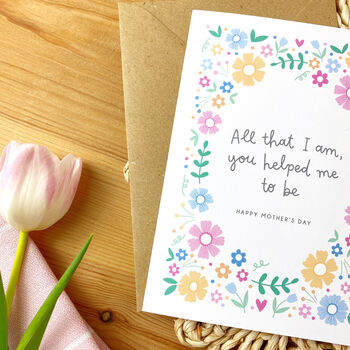 All That I Am Mother's Day Card, 3 of 5