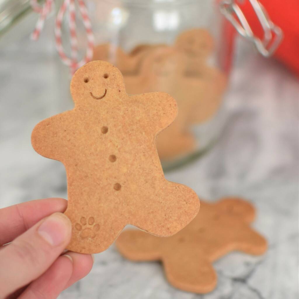 Gingerbread 'Humans' Dog Stocking Filler Treats By Afternoon Paws