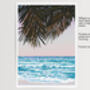 Sunset Ocean Beach Print, thumbnail 2 of 4