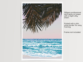 Sunset Ocean Beach Print, 2 of 4