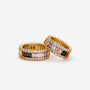 Stacking Rainbow Ring With Colourful Baguette Stones, thumbnail 1 of 4