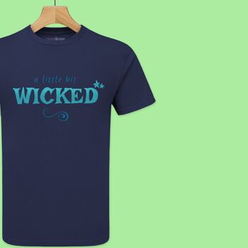 'A Little Bit Wicked' Glittery Teens/Adults T Shirt, 3 of 12