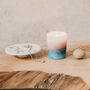 Hand Painted Votive Candle | Bergamot Tea + Jasmine, thumbnail 1 of 6